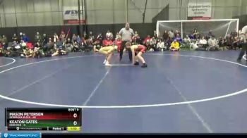 125 lbs Round 3 (6 Team) - Mason Petersen, Nebraska Black vs Keaton Gates, Iowa Red