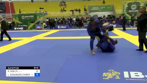 RAFAEL SOELTL vs LEANDRO ASSUNÇÃO CABRAL DA SILVA 2024 Brasileiro Jiu-Jitsu IBJJF