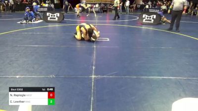 135 lbs Round Of 16 - Nathaniel Replogle, West York vs Cristian Lowther, Ringgold