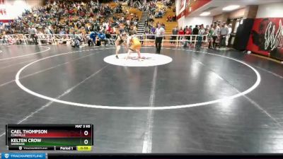 152 lbs Cons. Round 4 - Kelten Crow, Sheridan vs Cael Thompson, Cokeville