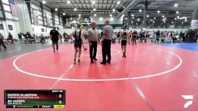 100 lbs Round 5 - Damion Blakeman, Warmup Gang Wrestling Club vs Bo Anders, New River WC