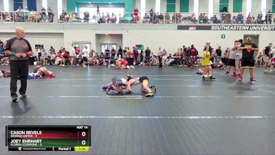 76 lbs Round 5 (6 Team) - Cason Revels, Georgia United vs Joey Ehrhart, Florida Scorpions