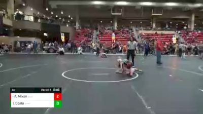 64 lbs Cons. Round 3 - Abel Mixon, Derby Wrestling Club vs Isaac Costa, Wamego Wrestling Club