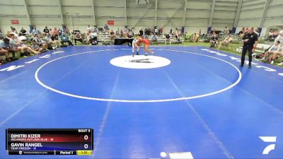 126 lbs Round 2 (8 Team) - Dimitri Kizer, Oklahoma Outlaws Blue vs Gavin Rangel, Team Oregon