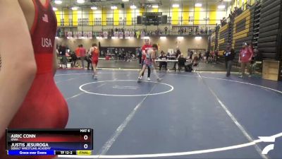 132 lbs Quarterfinal - Airic Conn, Iowa vs Justis Jesuroga, Sebolt Wrestling Academy