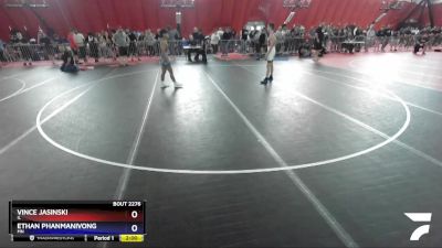 113 lbs Cons. Round 3 - Vince Jasinski, IL vs Ethan Phanmanivong, MN