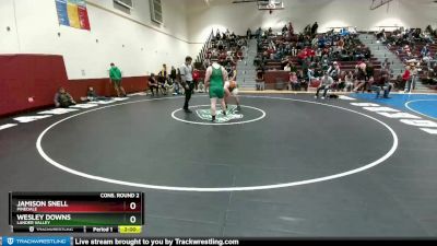 220 lbs Cons. Round 2 - Wesley Downs, Lander Valley vs Jamison Snell, Pinedale