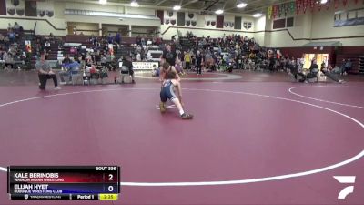 Junior-1 lbs Round 3 - Kale Berinobis, Waukon Indian Wrestling vs Elijah Hyet, Dubuque Wrestling Club