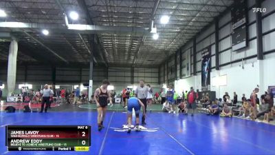 144 lbs Round 3 (3 Team) - Andrew Eddy, BELIEVE TO ACHIEVE WRESTLING CLUB vs James Lavoy, WILD BUFFALO WRESTLING CLUB