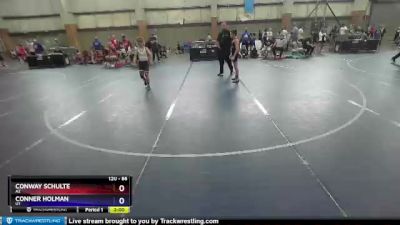 86 lbs Cons. Round 3 - Conway Schulte, AZ vs Conner Holman, UT