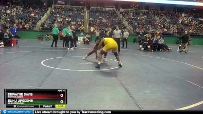 3A 215 lbs Cons. Round 3 - Dewayne Davis, North Gaston vs Elihu Lipscomb, Kings Mountain