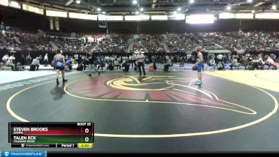 5A 120 lbs Champ. Round 1 - Talen Eck, Thunder Ridge vs Steven Brooks, Nampa