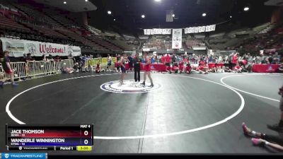 152 lbs Placement Matches (16 Team) - Jace Thomson, REWA vs Wanderle Winnington, KTWA
