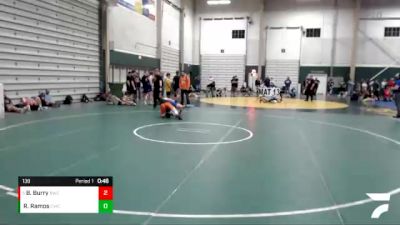 138 lbs Cons. Round 1 - Brock Burry, Bayard Wresting Club vs Roger Ramos, Crete Wrestling Club