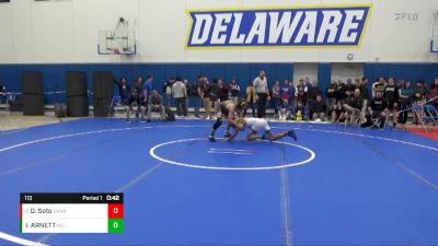 113 lbs Cons. Round 4 - Deydon Soto, Danbury vs IAN ARNETT, Kellam