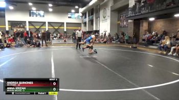 135 lbs Round 1 (4 Team) - Andrea Quinones, MN Storm vs Anna Krizan, Braided Brutes