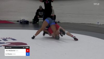 115 lbs Rnd Of 16 - Marjorie McDaniel, Ascend Wrestling Academy vs Abigail Rivero, Cowboy Wrestling Club