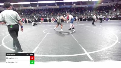 288 lbs Semifinal - Noah Patton, Lees Summit West Titans vs Jose Vargas, Emporia Wrestling Club