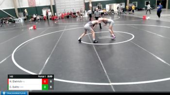 149 lbs Finals (2 Team) - Carson Dulitz, Colorado School Of Mines vs Hunter Dietrich, Newman