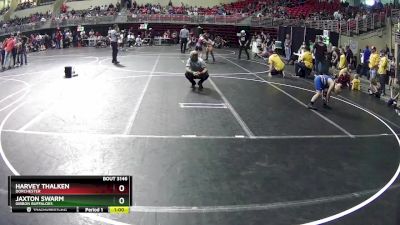 95 lbs Cons. Round 2 - Harvey Thalken, Dorchester vs Jaxton Swarm, Gibbon Buffaloes