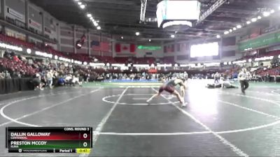 145 lbs Cons. Round 3 - Preston McCoy, Kuna vs Dallin Galloway, Centennial