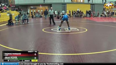 152 lbs Quarterfinal - Thomas Marquez, Canby vs JSean Mciver, Jefferson (Portland)