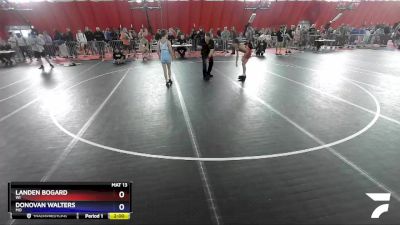 100 lbs Champ. Round 1 - Landen Bogard, WI vs Donovan Walters, MO