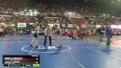 G - 126 lbs Semifinal - Brynn Brower, Billings Skyview Girls vs Katie Dolence, Ronan Girls