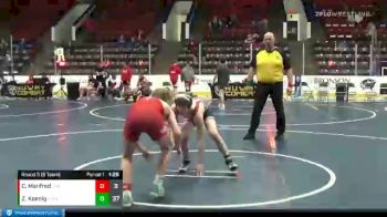 108 lbs Round 5 (6 Team) - Zack Koenig, Portage Pounders vs Caden Manfred, Southwest Arsenal Blue