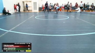 97-106 lbs Round 2 - Ryan Doucette, Talons Wrestling Club vs Trevin Dunn, Sanderson Wrestling Academy