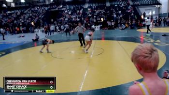 95 lbs Cons. Round 1 - Creighton Van Vleck, Rossville Wrestling Club vs Emmet Knaack, Yielk Wrestling Club
