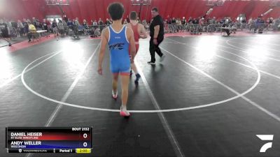 145 lbs Champ. Round 2 - Daniel Heiser, RT Elite Wrestling vs Andy Weller, Wisconsin