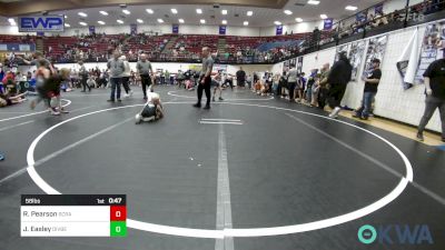 58 lbs Quarterfinal - River Pearson, Scrap Yard Training vs Jackson Easley, Division Bell Wrestling