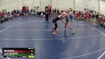 160 lbs Finals (8 Team) - Jax McLean, Wyoming Renegades vs Wyatt Bearman, Iowa USA Grey