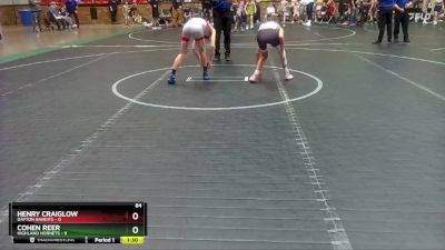 84 lbs Round 2 (4 Team) - Cohen Reer, Highland Hornets vs Henry Craiglow, Dayton Bandits