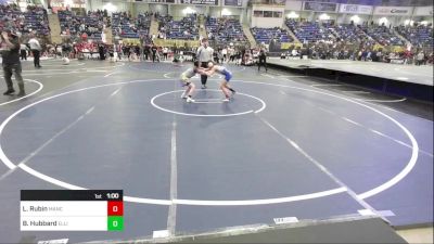 88 lbs Consi Of 8 #2 - Lexi Rubin, Mancos Bluejays vs Brooklyn Hubbard, Ellicott MS