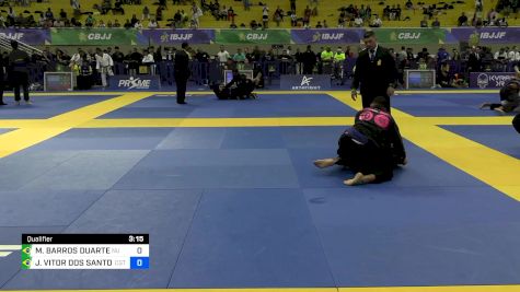 MURILLO BARROS DUARTE vs JOÃO VITOR DOS SANTOS 2024 Brasileiro Jiu-Jitsu IBJJF