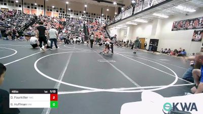 49 lbs Final - Dakota Fourkiller, Tahlequah Wrestling Club vs Gauge Huffman, Vinita Kids Wrestling