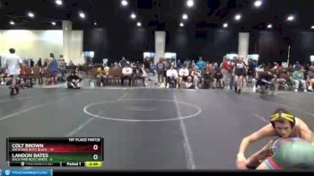 120 lbs Finals (2 Team) - Colt Brown, Backyard Boyz Black vs Landon Bates, Backyard Boyz White