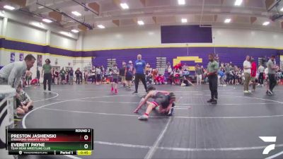 82 lbs Round 2 - Everett Payne, Team Bear Wrestling Club vs Preston Jashienski, Stratford Knights Youth