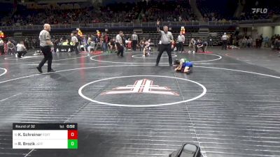 57 lbs Round Of 32 - Kenzie Schreiner, Fort LeBoeuf vs Rylee Brozik, Jefferson Morgan