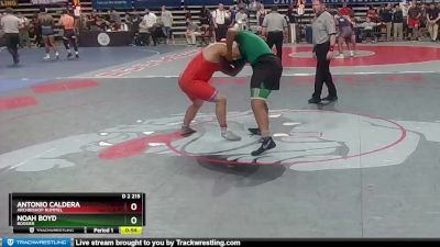 D 2 215 lbs Cons. Round 4 - Noah Boyd, Bossier vs Antonio Caldera, Archbishop Rummel