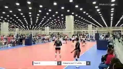 Team D vs Alabama perf 17 white - 2022 JVA World Challenge presented by Nike - Expo Only