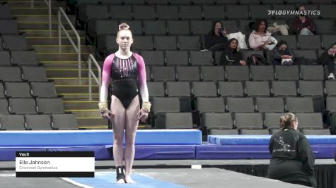 Elle Johnson - Vault, Cincinnati Gymnastics - 2022 Elevate the Stage Toledo presented by Promedica
