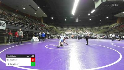 177 lbs Semifinal - Branson John, Buchanan vs Jackson Cinfel, Clovis North