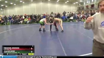 189 lbs Round 3 (6 Team) - Foster Bode, South Dakota Lightning vs Tryston Johnson, Iowa Red