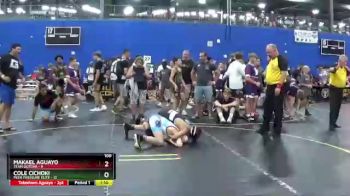 100 lbs Round 2 (6 Team) - Makael Aguayo, Team Gotcha vs Cole Cichoki, Peer Pressure Elite