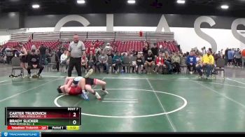 105 lbs Round 2 (8 Team) - Carter Trukovich, Junior Terps Xpress (MY) vs Brady Slicker, Team Gotcha (IL)