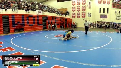 100 lbs Cons. Round 7 - Gurleen Khattra, Brentsville District vs Jaydyn Mackin, Hopewell