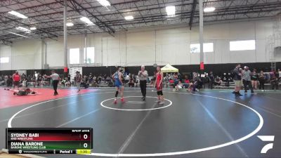 110 lbs Round 2 - Sydney Babi, KND Wrestling vs Diana Barone, Barone Wrestling Club